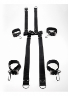 Hogtie & Collar Set  - Black