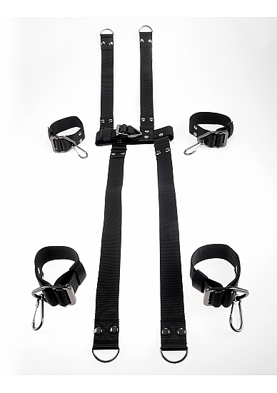 Hogtie & Collar Set  - Black