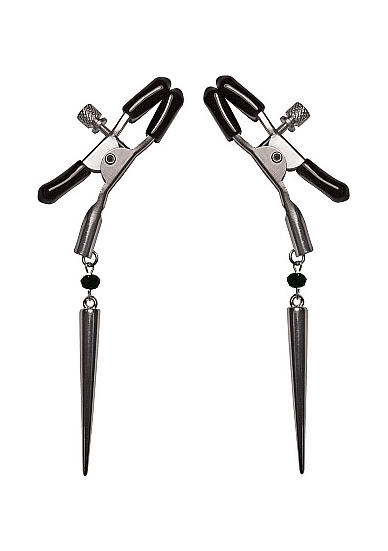 Silver Spears Nipple Clips