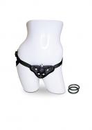 Vibrating Harness - Black