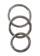Metal Cock Ring 3-pack