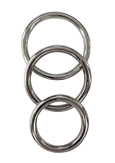 Metal Cock Ring 3-pack
