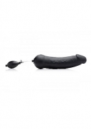 Tom of Finland Toms Inflatable Silicone Dildo - Black