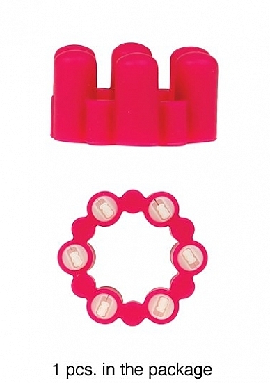 Sixshot Vibrating Ring - Pink