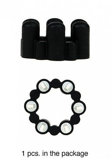 Sixshot Vibrating Ring Black