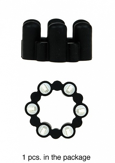 Sixshot Vibrating Ring Black